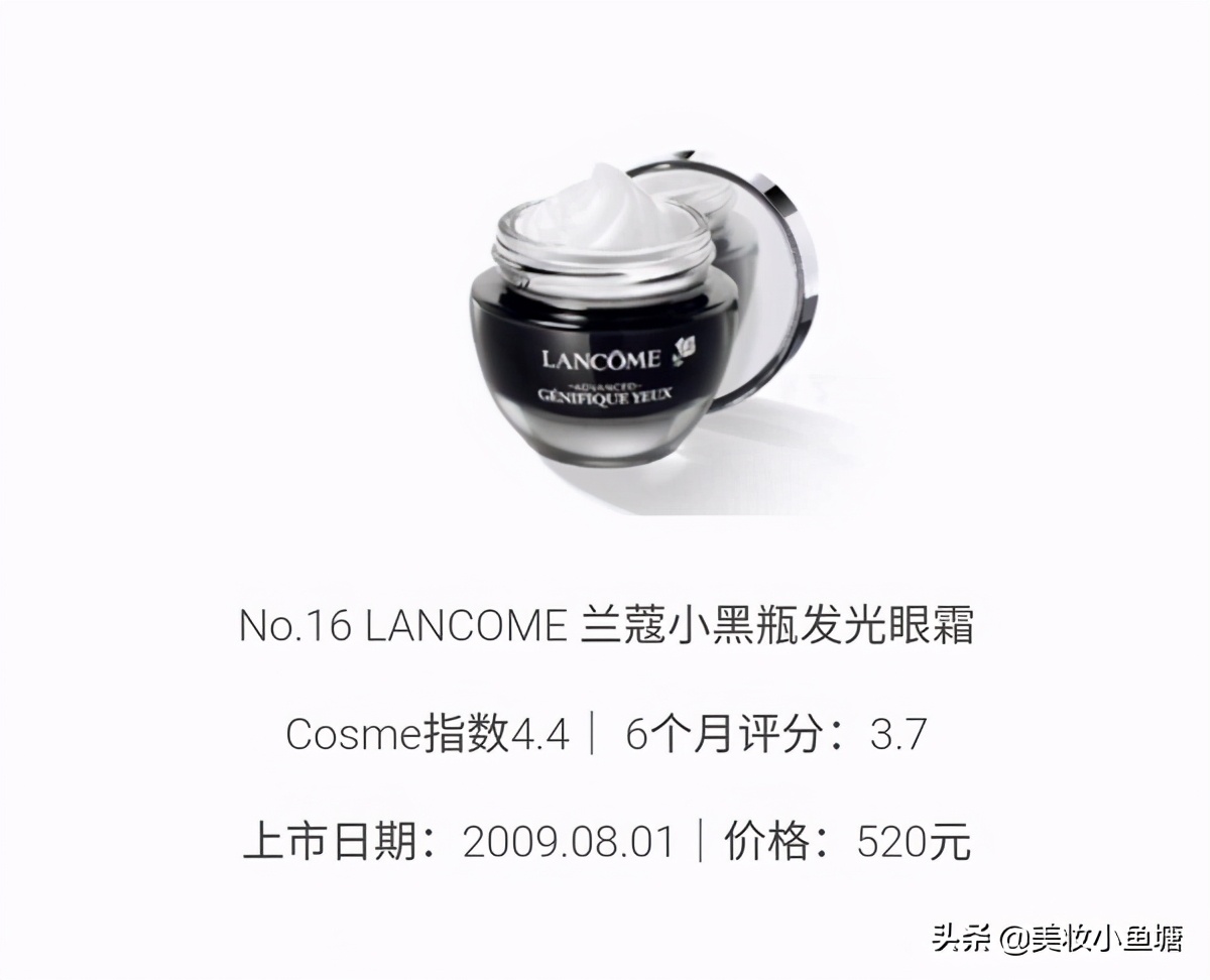 20款值得推荐的眼霜下篇,推荐几款好用又便宜的眼霜