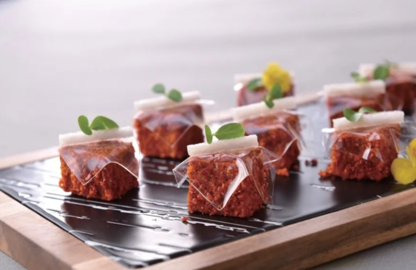 冷菜菜品创新造型菜,冷菜风味玉女瓜菜品