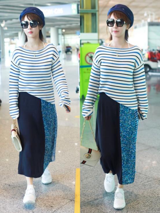 杨紫轻熟女装,杨紫轻熟风黄衣裙