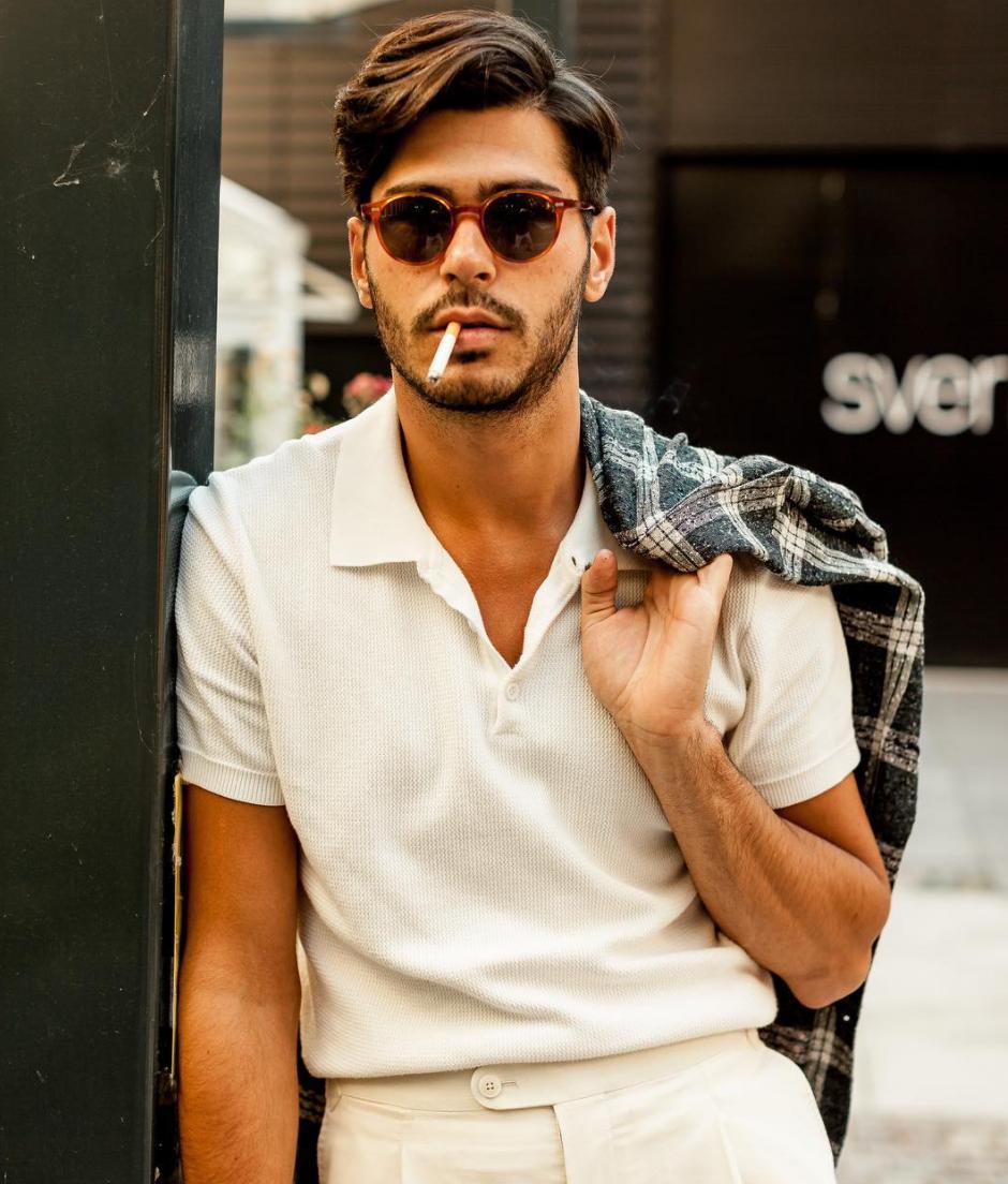 夏天polo衫外套穿什么,夏天冰丝polo衫