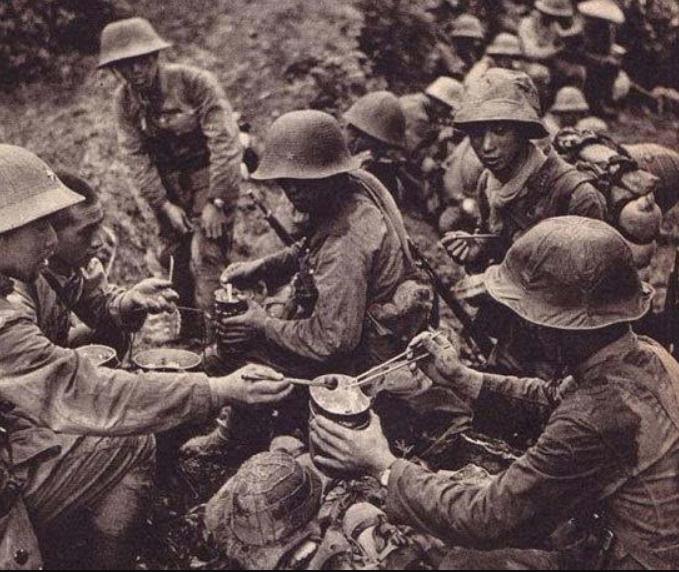 日本军队最好的伙食和最差的伙食,日本二战陆军真实伙食