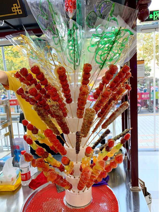 最好吃的糖葫芦探店,芜湖草莓糖葫芦哪家好吃