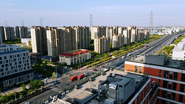 上海青浦区美景图片,航拍青浦全景视频