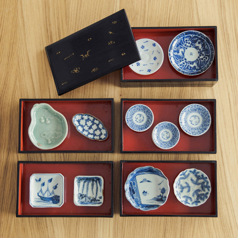 日本器皿｜画廊店主从母亲那里继承的东西~古伊万里、豆盘、手炙