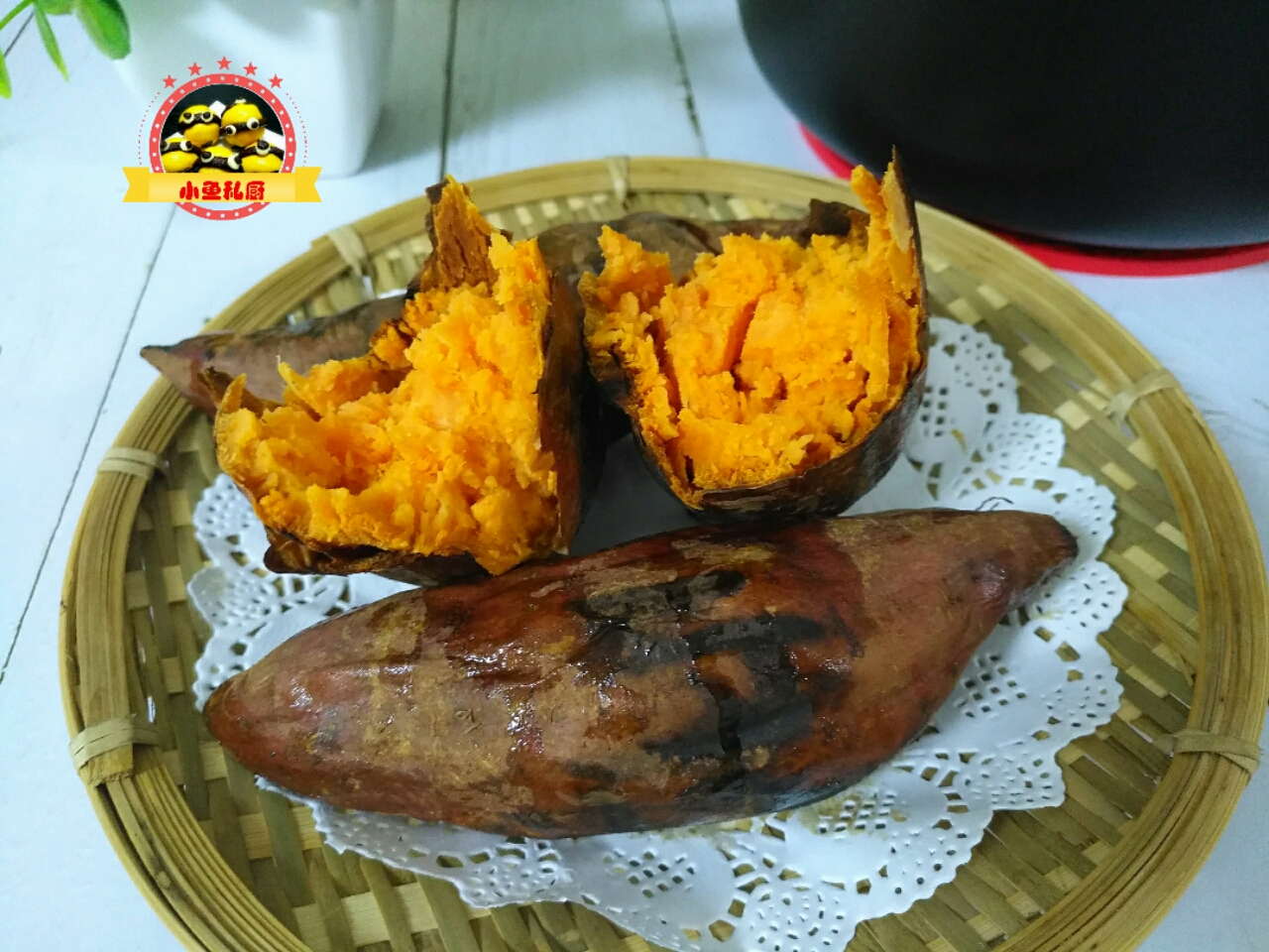 在家如何用砂锅烤红薯,烤红薯原来这么简单只用电饭煲