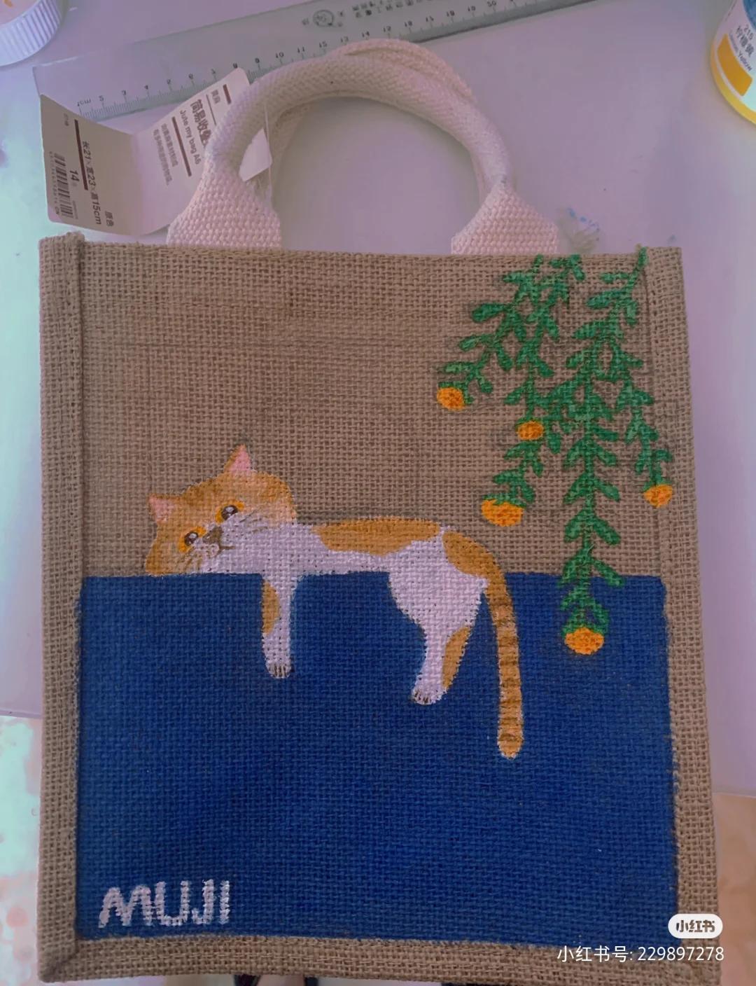 muji哪款麻袋最实用,muji麻袋改造gucci唐老鸭