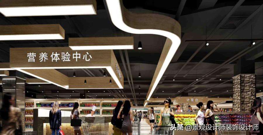 商场店铺设计案例图纸,超市设计图解大全