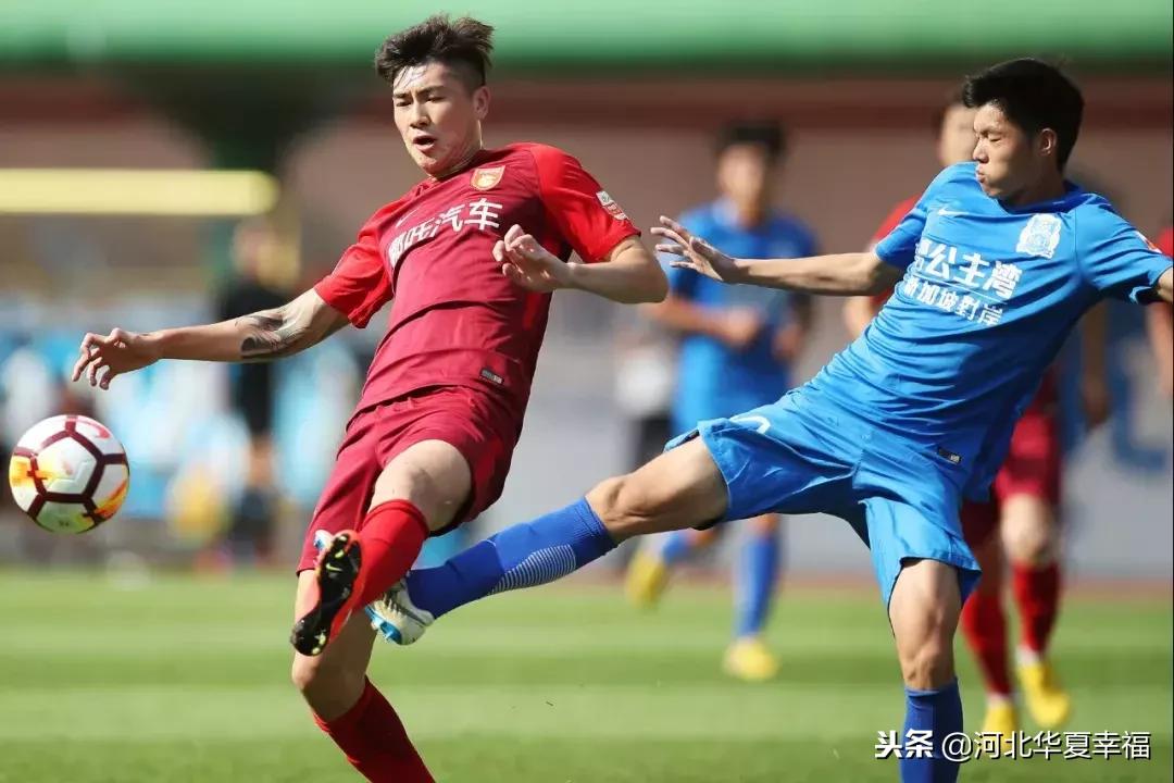 广州富力vs河北华夏幸福2比2,张利峰进球