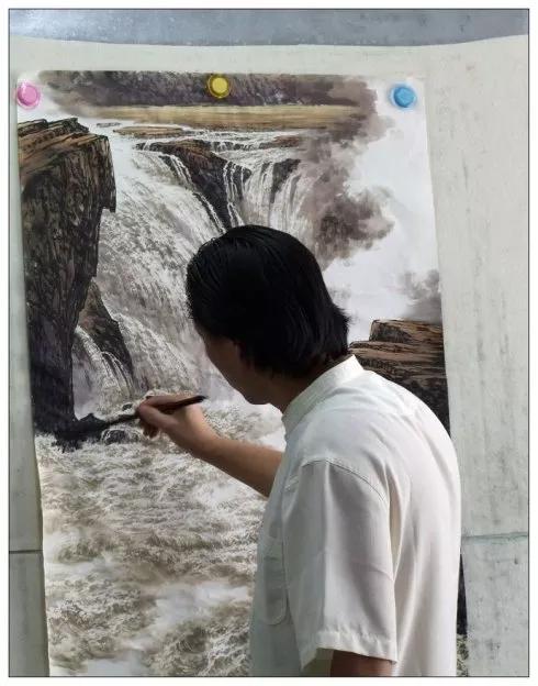 曾刚国画山水技法4,曾刚雪景国画山水画图片