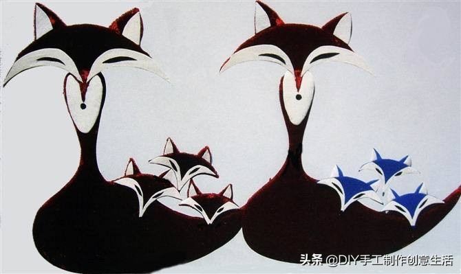 布艺diy拼布图案贴画,布画diy手工制作大全