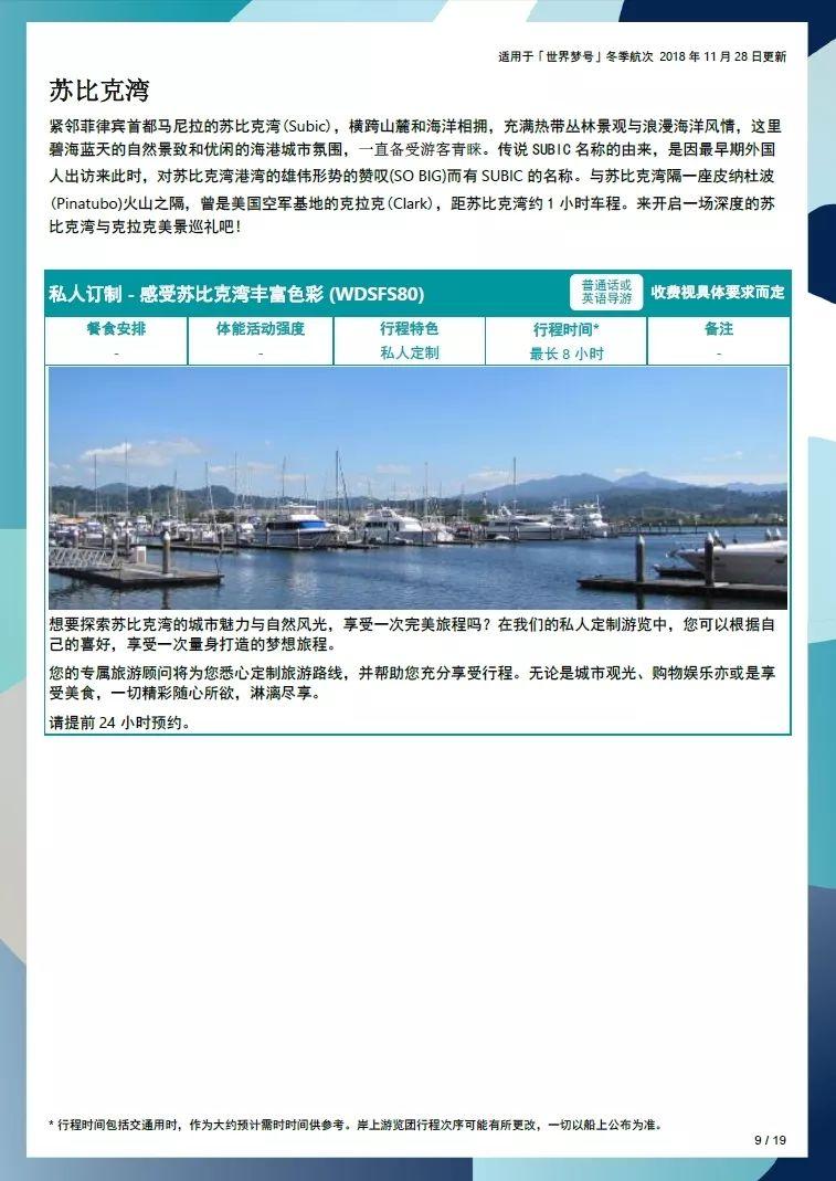 世界梦号邮轮全图,全球最大海上超级城堡