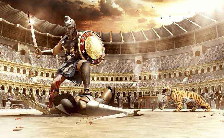 高架水渠古罗马,古罗马角斗场里面的娱乐方式