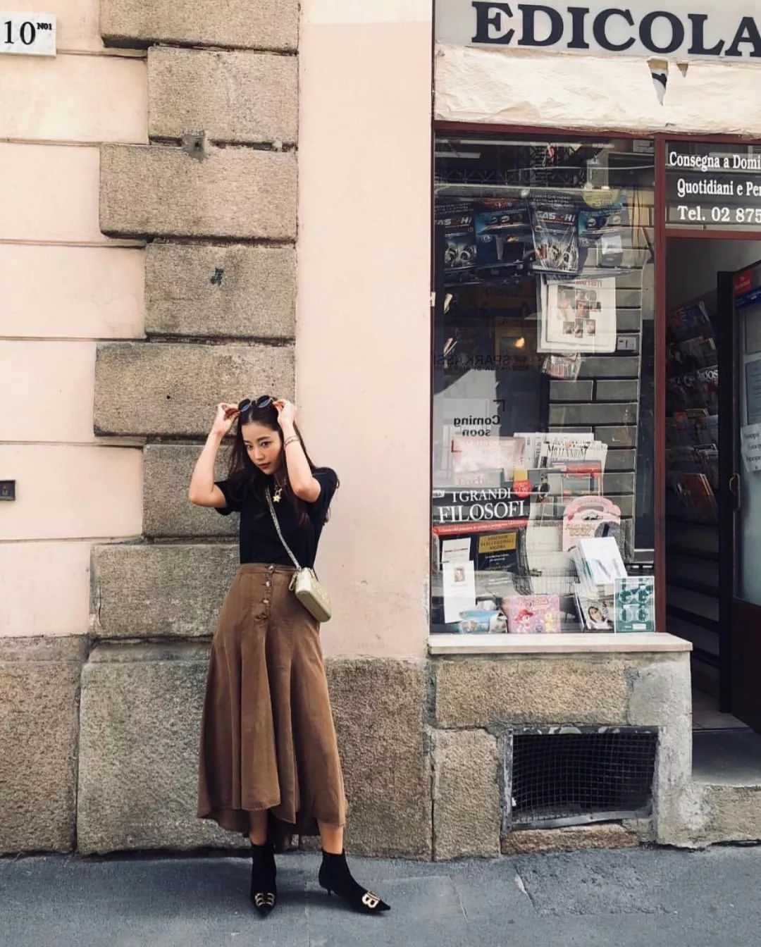 欧美时尚博主穿搭示范冬,韩系慵懒风冬季穿搭博主