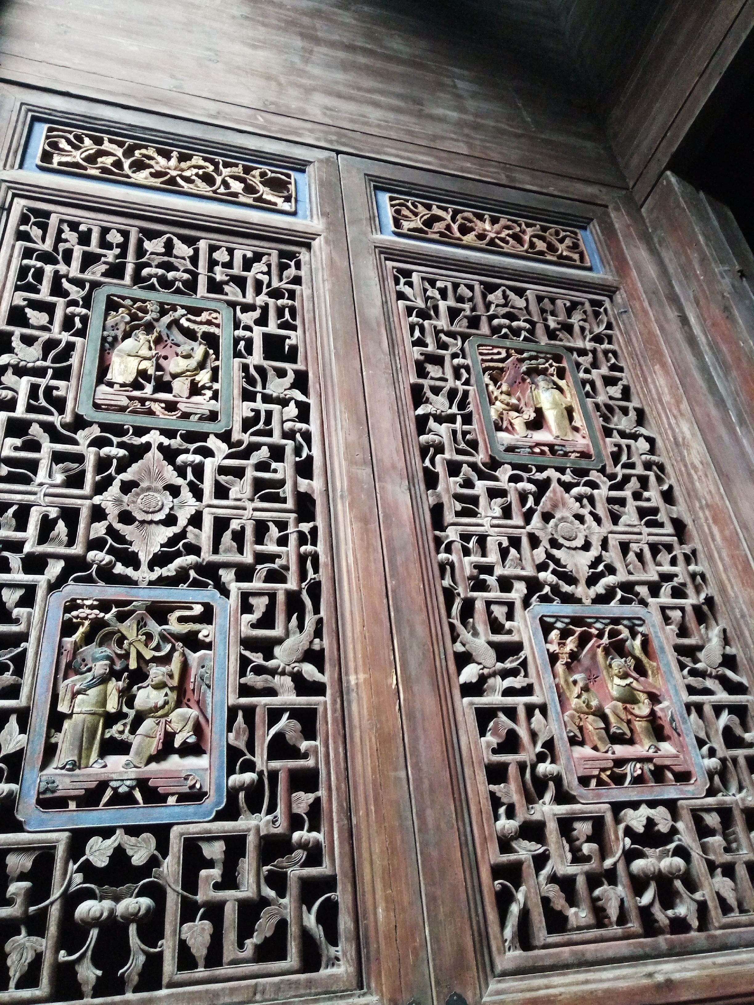 徽派村落宏村风景,山为牛头树为角的意思