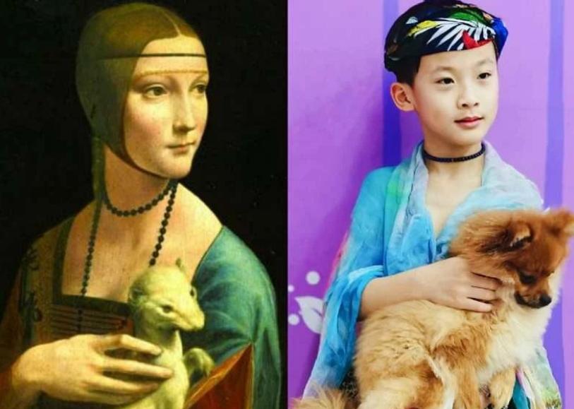 适合小学生模仿的世界名画原图,学生模仿的世界名画100幅人物