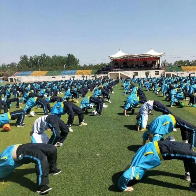 临颍小学足球比赛,临颍县颍川学校足球操