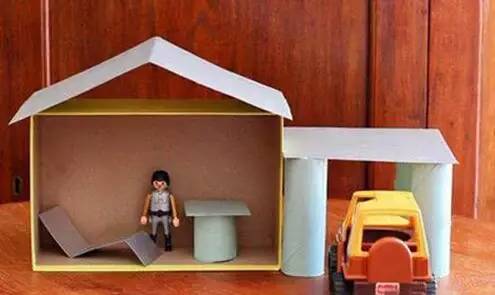 鞋盒手工创意小学,4-6岁儿童鞋盒手工小汽车