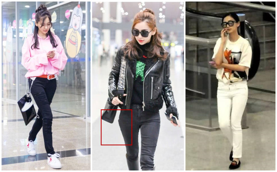 baby穿露脐装秒变小腰精,五五分假胯宽身材穿搭