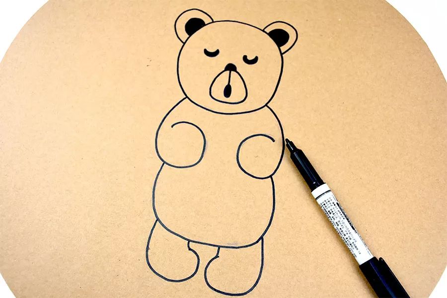 蘑菇房子儿童画教程,创意儿童画教程