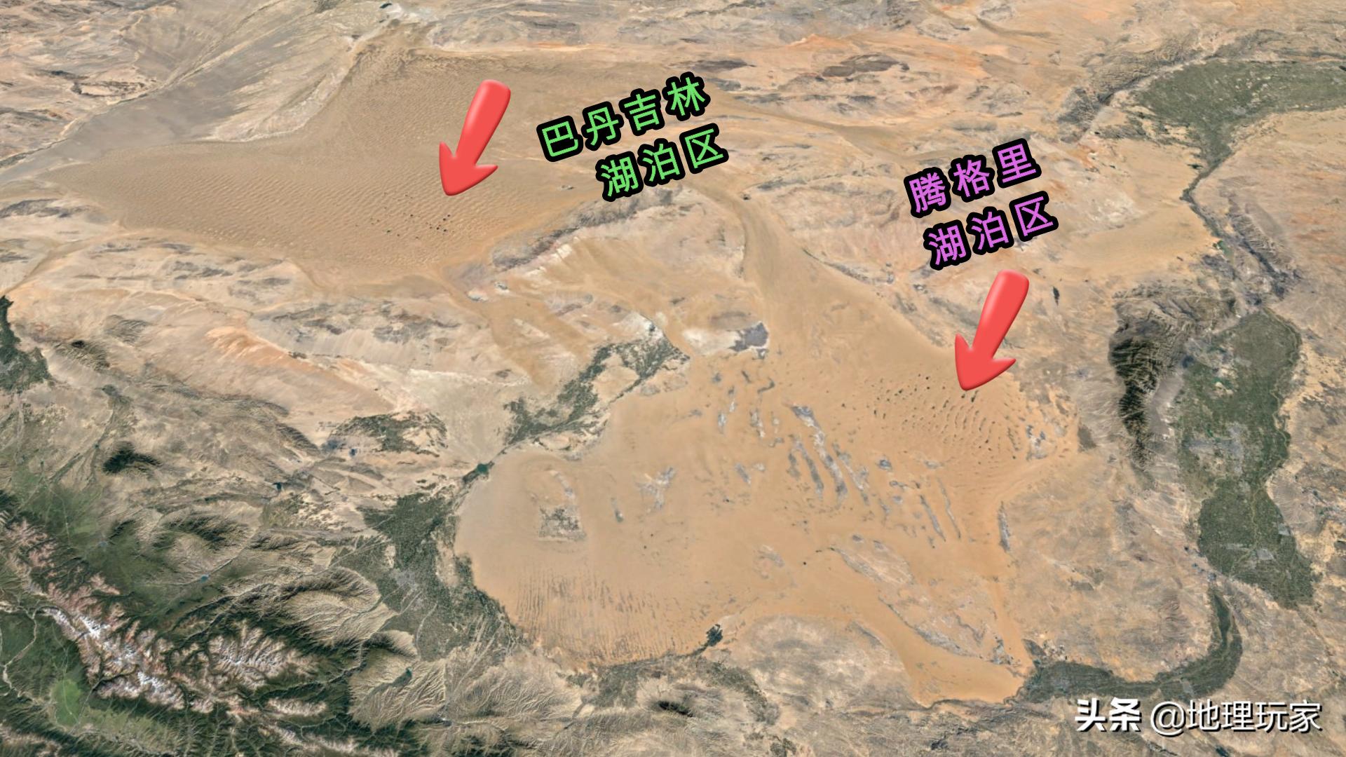 腾格里沙漠里为什么会有湖,腾格里沙漠降水少湖泊多