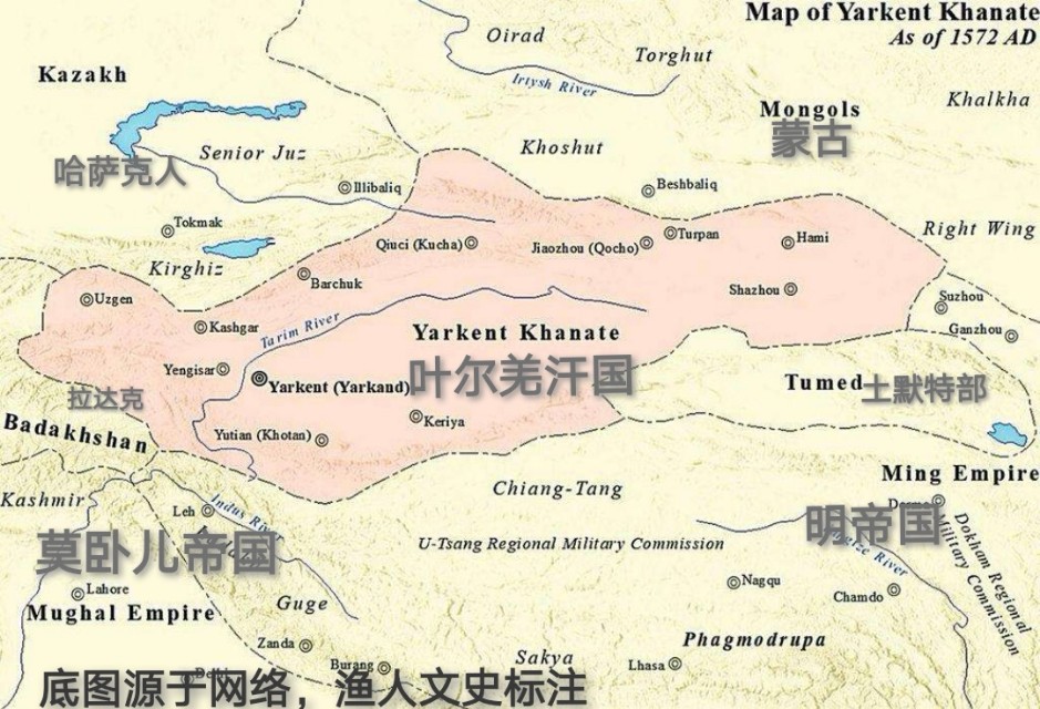 叶尔羌汗国后期结局,叶尔羌汗国强盛时期