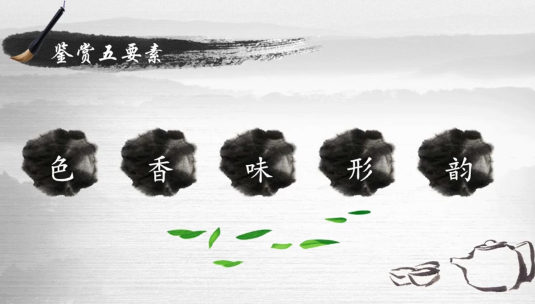 茶叶的外形鉴赏,茶叶的鉴赏