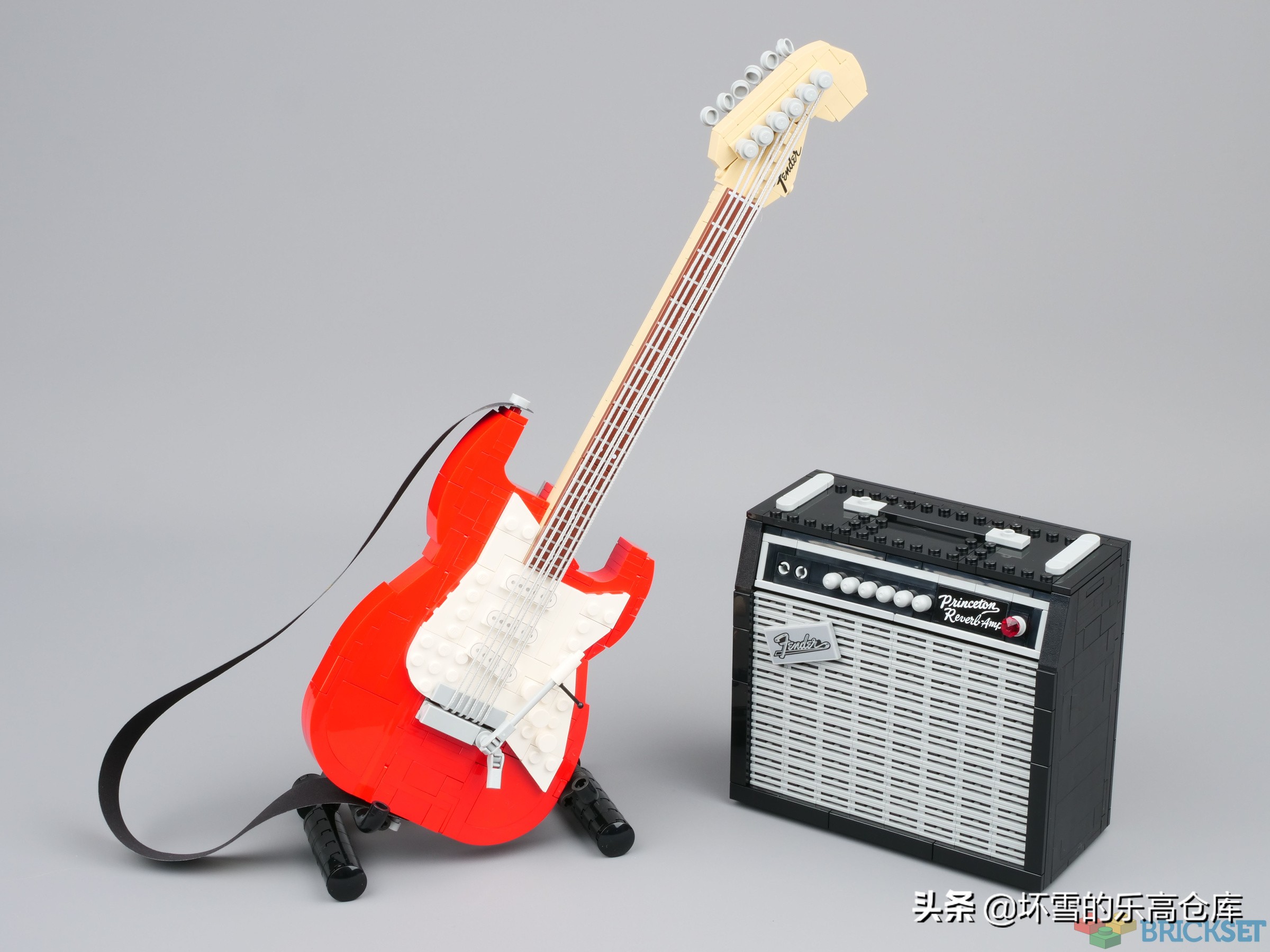 乐高芬达电吉他,乐高小颗粒吉他