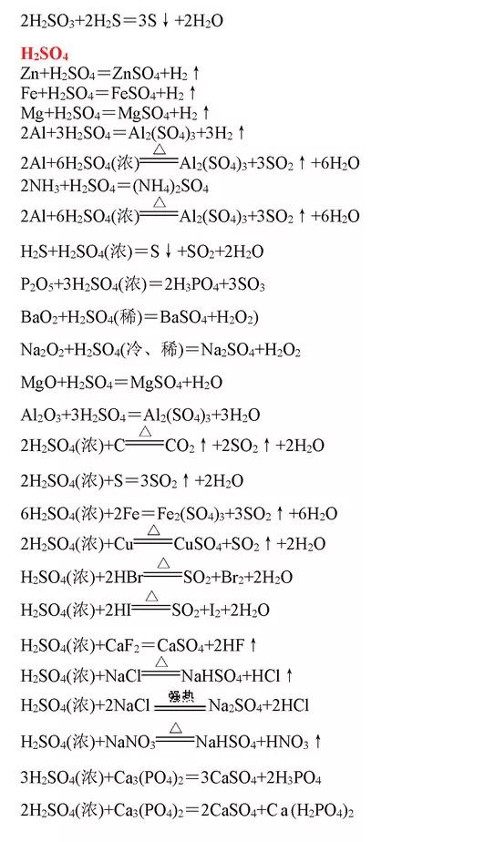 高中化学全部化学方程式总结图,高中化学摩尔化学方程式解题技巧