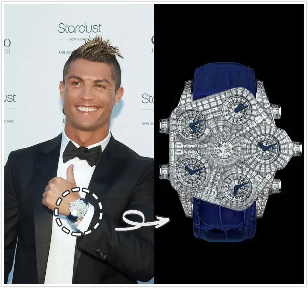 c罗定制的表,c罗日常搭配手表