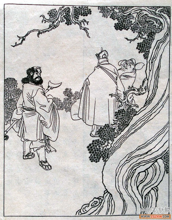 《西游记》之三打白骨精背景图,西游记三打白骨精文字版图文