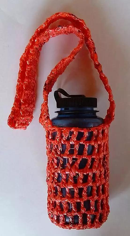 塑料袋手工编织视频,塑料袋编织篮子视频教程