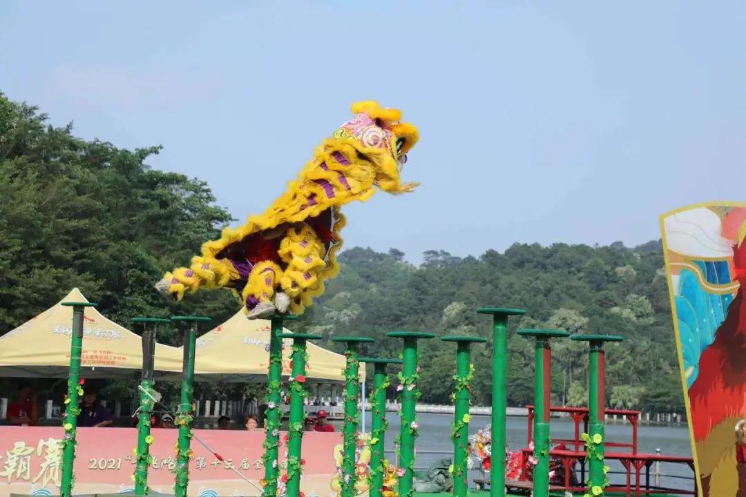 2017番禺汀根龙狮团比赛,番禺区沙头街汀根村龙狮团