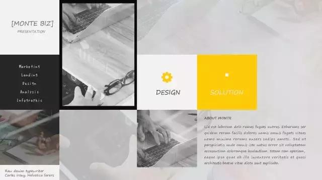 极简室内设计ppt模板,极简ppt模板大全