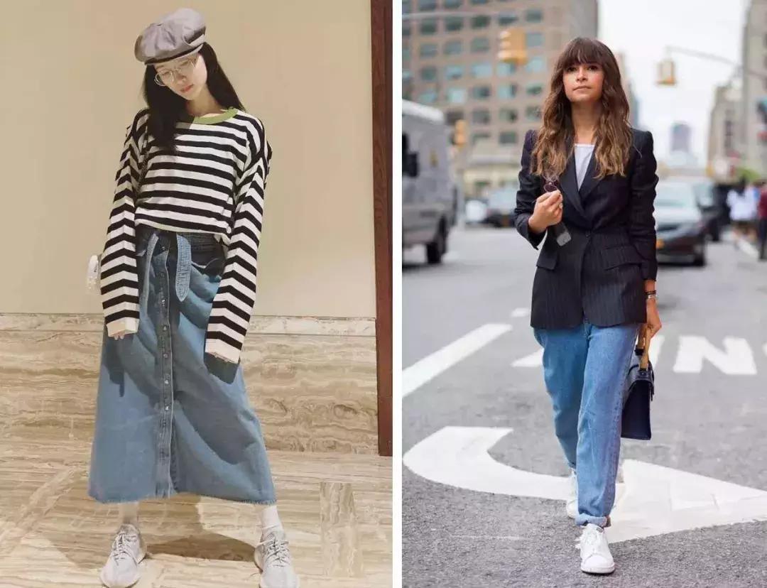 时髦就得穿高跟鞋？！nonono小白鞋也可以