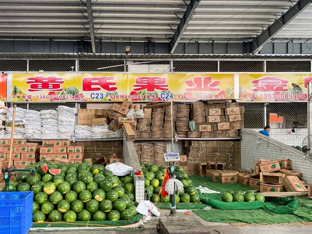 地铁坐到水果市场附近,广州天平架水果市场