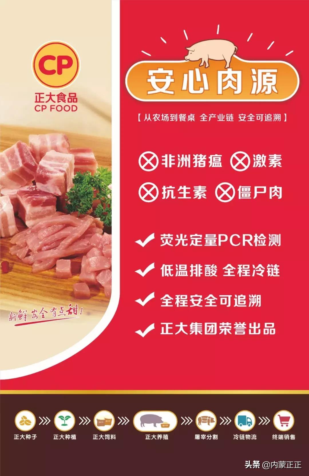 正大放心猪肉,正大猪肉品质