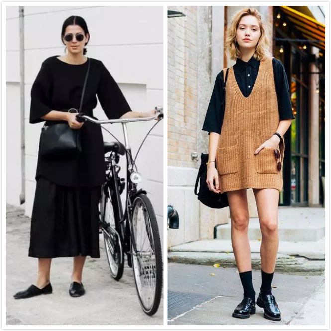 乐福鞋和豆豆鞋哪个更好看,一脚蹬乐福鞋和豆豆鞋的搭配区别