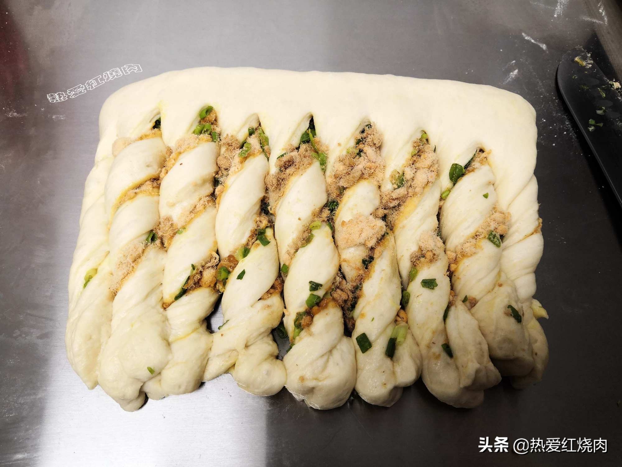 吃起来有韧劲的肉松面包,吃一口就忘不掉的肉松面包