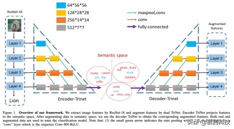 针对单样本学习的多级语义特征扩增技术