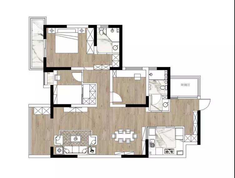 全屋极简黑白灰,黑白灰风格全屋效果