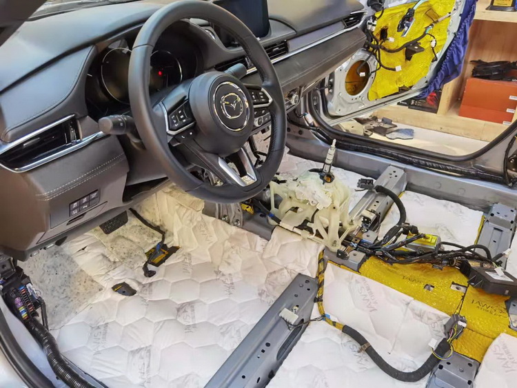 马自达阿特兹降噪效果如何,阿特兹大白鲨隔音改装案例