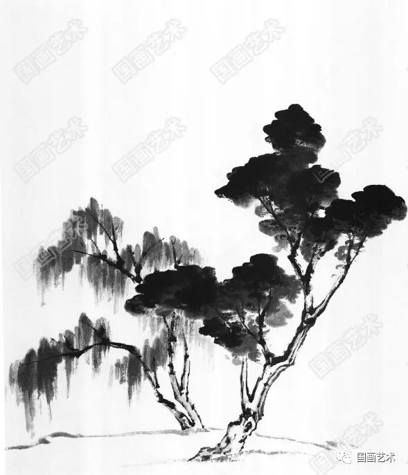 山水画基础技法山石教材,宋元国画山水画基础技法详解