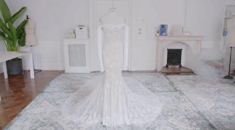 各大明星结婚的婚纱,2019明星婚纱