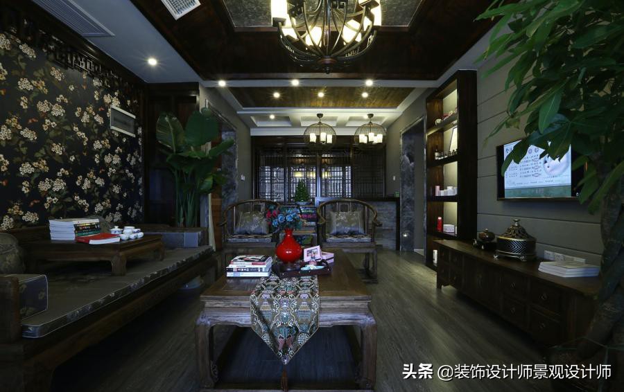 50平米禅意中医养生馆设计图,中医养生理疗会所设计