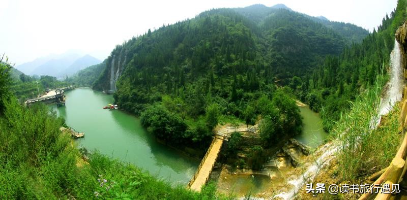 青州黄花溪秋色风景图片,潍坊青州的旅游景点黄花溪一日游