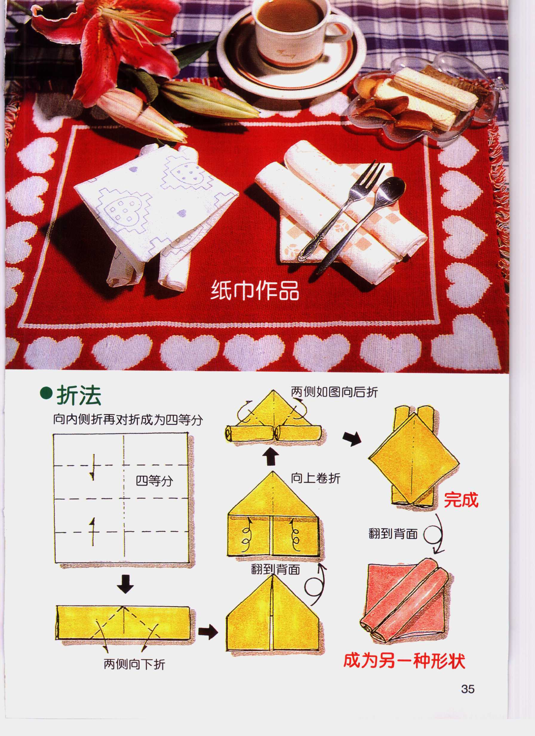折餐巾怎么折视频,餐巾怎么折纸视频