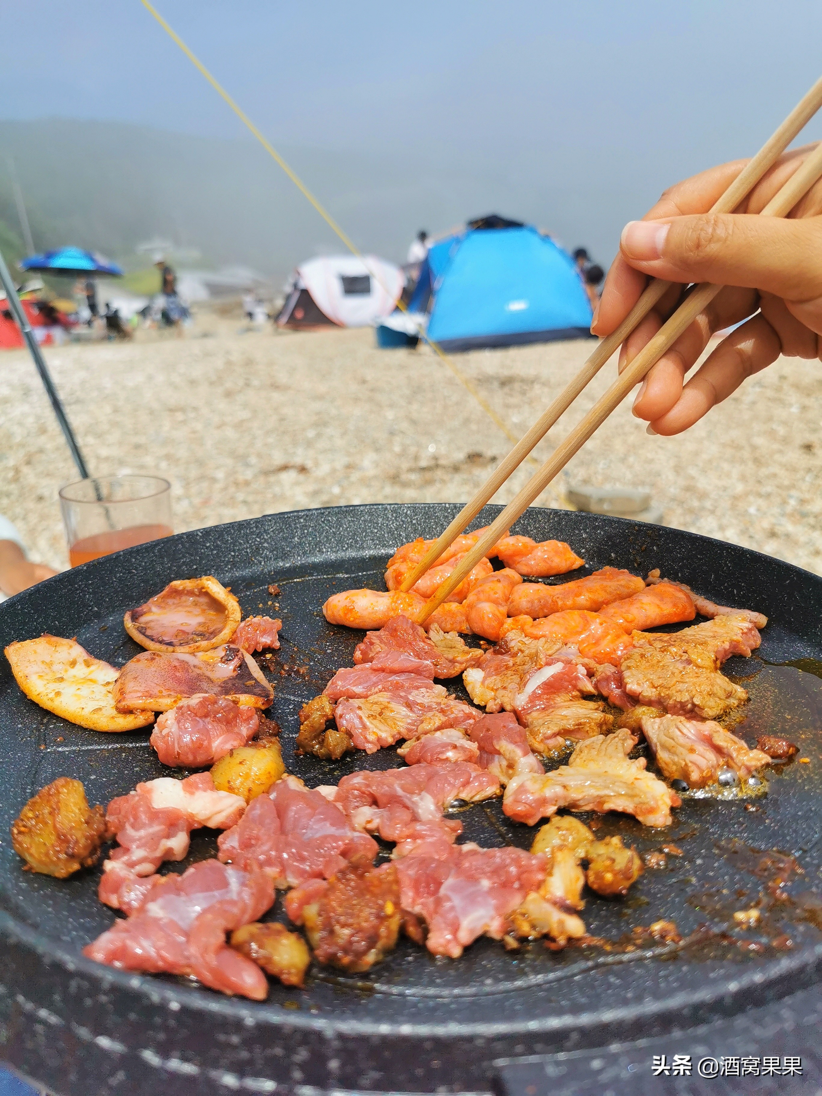 大连哪个海边可以免费搭帐篷烧烤,大连免费露营烧烤海滩