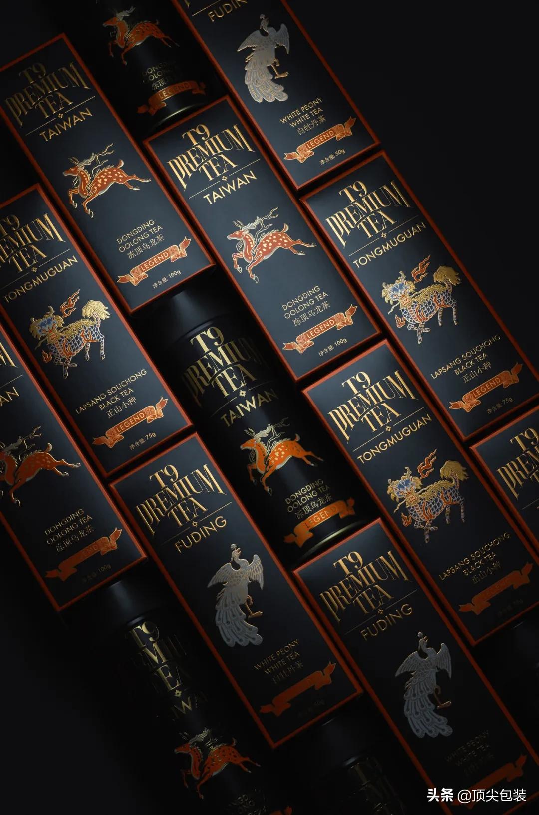 包装设计茶叶高端产品案例,国外高级茶叶包装礼盒设计