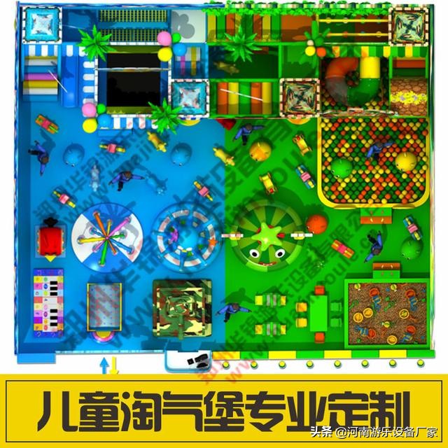 室内儿童淘气堡具体有哪些设备,淘气堡儿童乐园场地怎么选