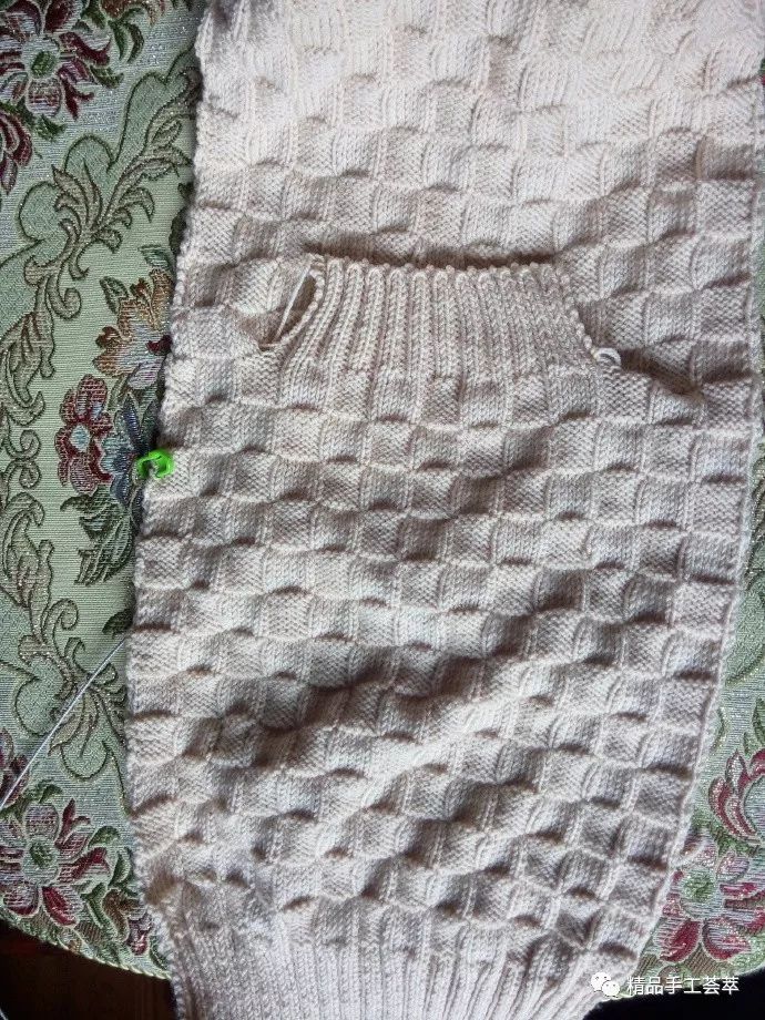 春秋“小香风”时尚开衫外套的织法图解